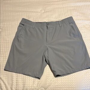 Under Armour Gray Flat Front Performance Shorts